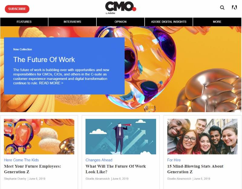 CMO content hub nyitóképe