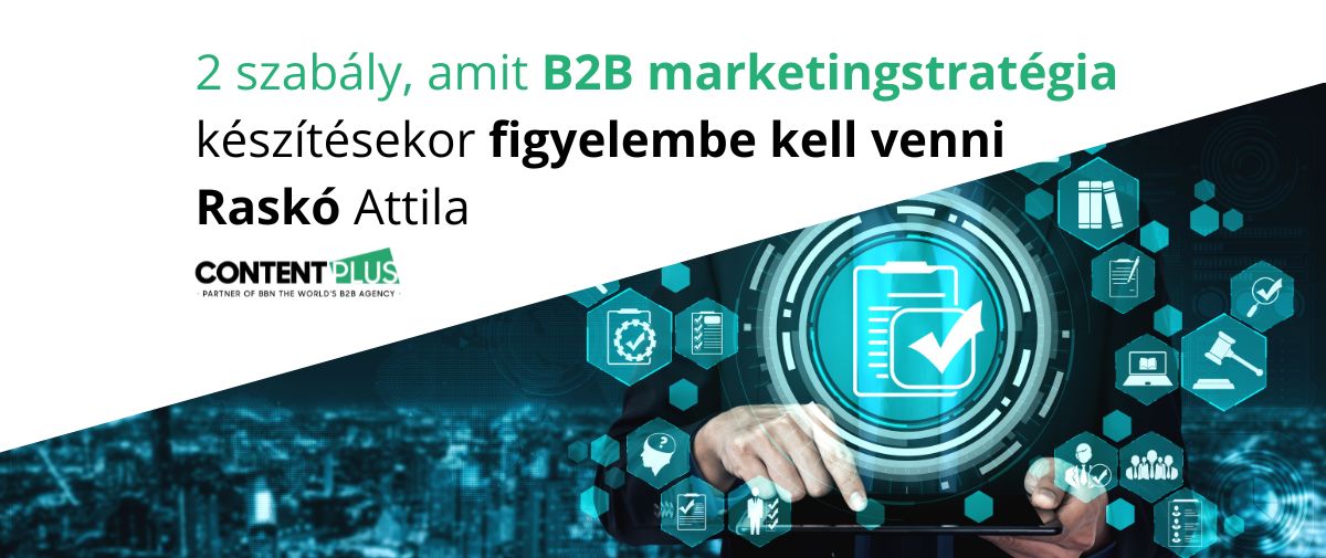 b2b marketingstratégia készítéséhez szabályok