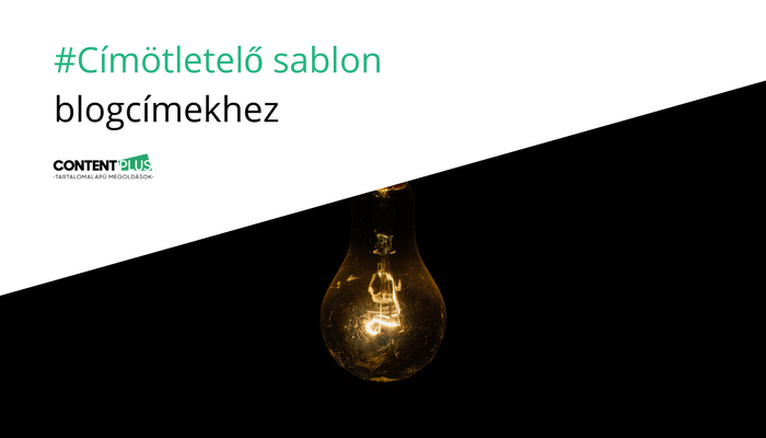 Blogcímötletelő sablon Égő ég a sötétben
