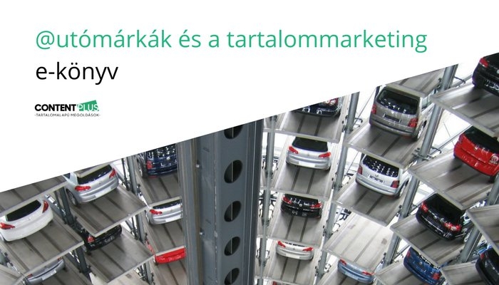 Autómárkák és a tartalommarketing ebook Autok parkolnak egy emeletes garázsban