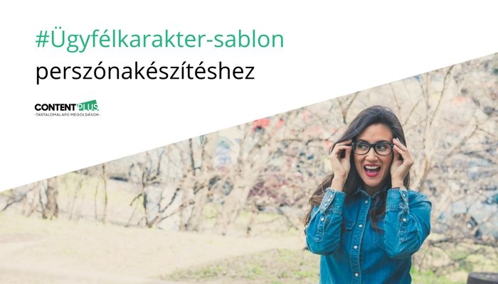 Ügyfélkarakter-sablon Egy hölgy a természetben